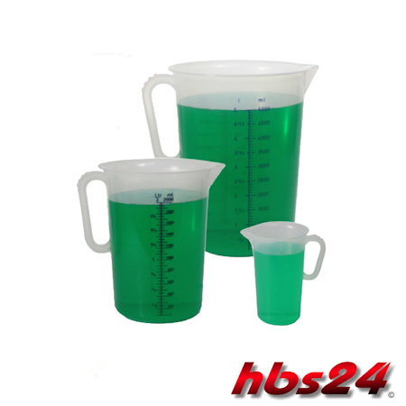 Measuring container measuring cups in litres