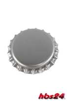 Kronenkorken Silber 26 mm - hbs24
